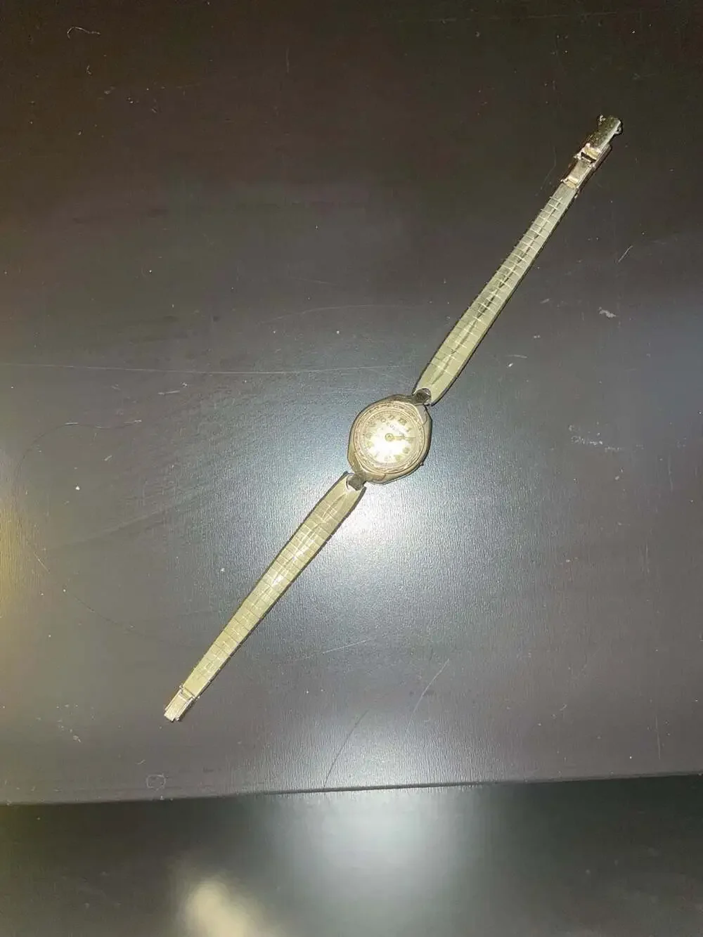 Vintage Bulova Ladies 10K Rolled Gold Plate Cocktail Watch (FOR PARTS)